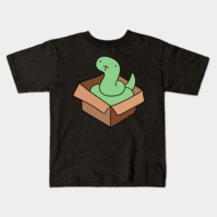 Green Snake in a Box Kids T-Shirt
